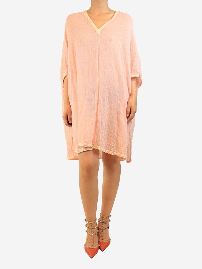 Pink short kaftan - One Size