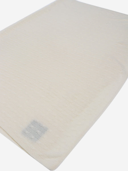 Cream cashmere scarf and eye-mask travel set alternate image