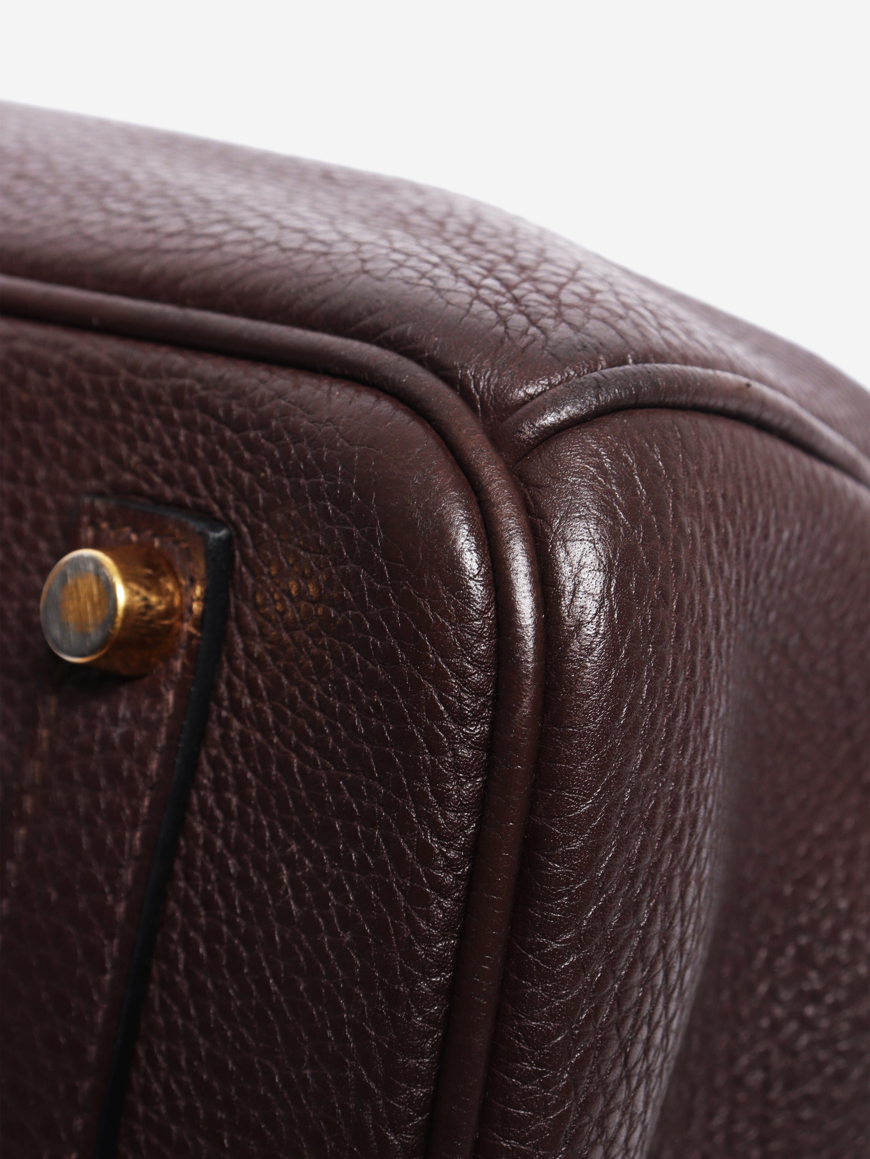 Chocolate 2008 Birkin 35 bag Top Handle Bags Hermes 