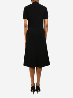 Black rib-knit polo dress - size XS Knitwear Joseph 