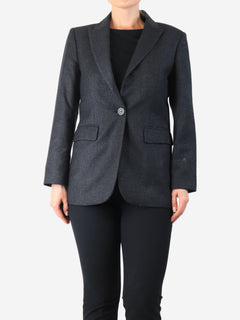 Dark grey sparkly wool jacket - size UK 10 Coats & Jackets Peserico 