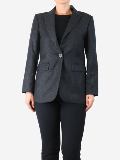 Dark grey sparkly wool jacket - size UK 10 Coats & Jackets Peserico 