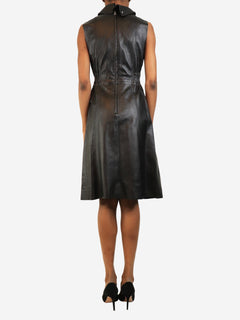 Black sleeveless leather dress - size UK 8 Dresses Acne Studios 