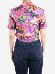 Isabel Marant Purple floral printed shirt - size FR 38