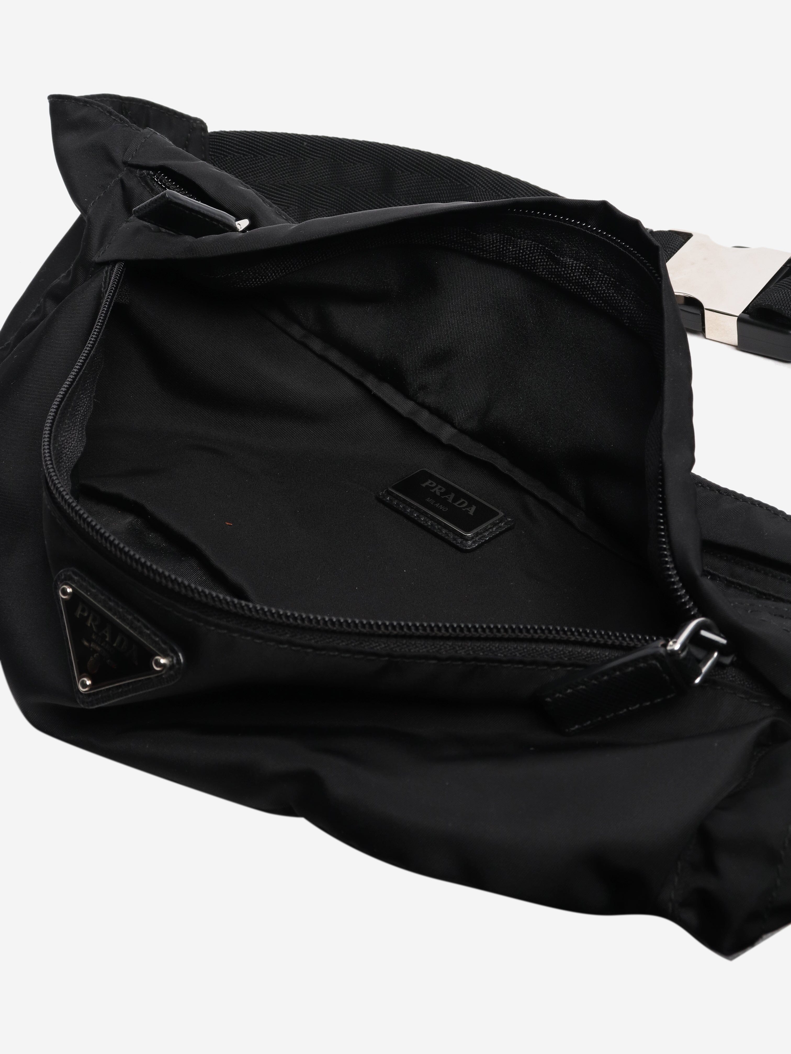 Black 2way crossbody belt bag Belts Prada 