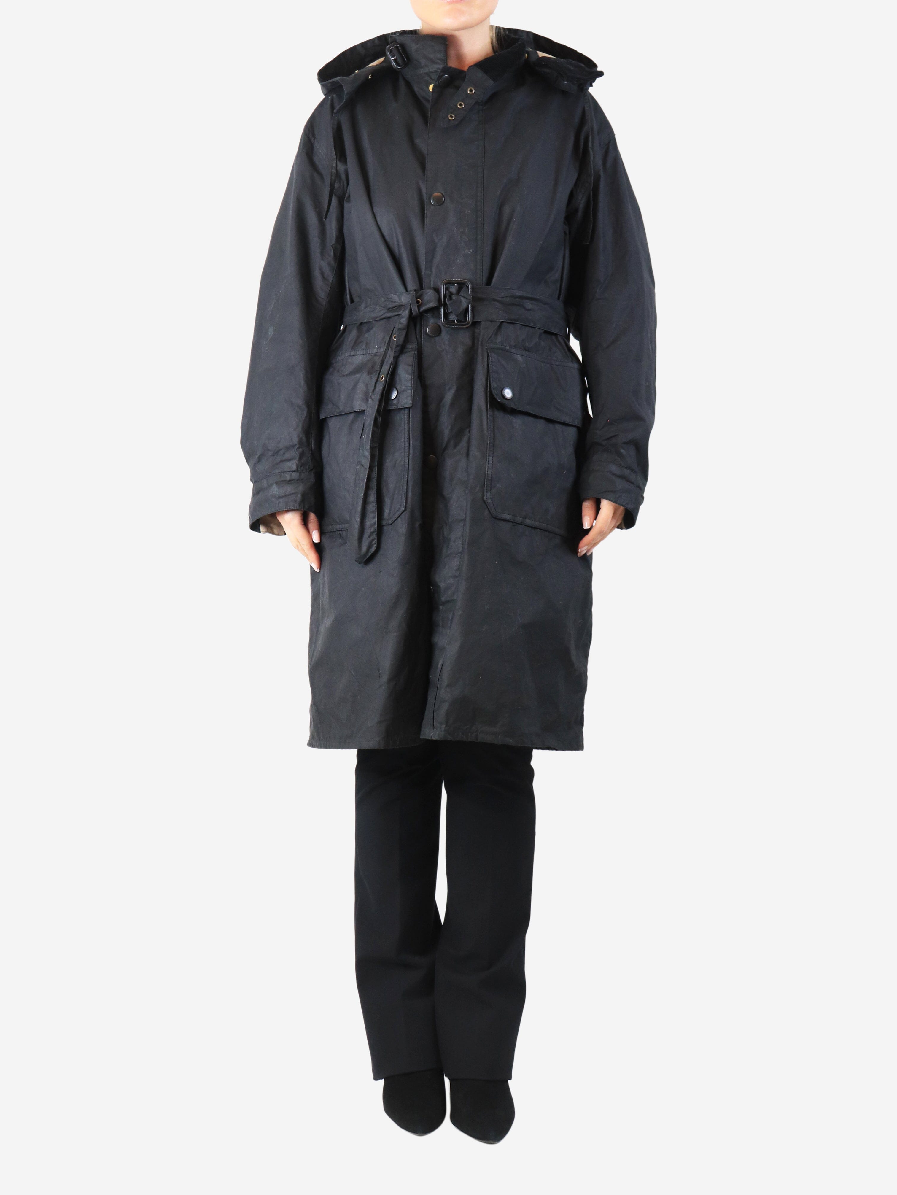 Black waxed parka - size UK 14 Coats & Jackets Barbour x Margaret Howell 