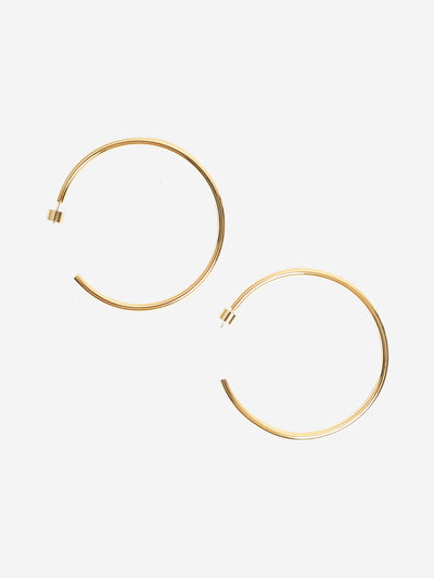 Gold 2.5" Samira hoop earrings Earrings Jennifer Fisher 