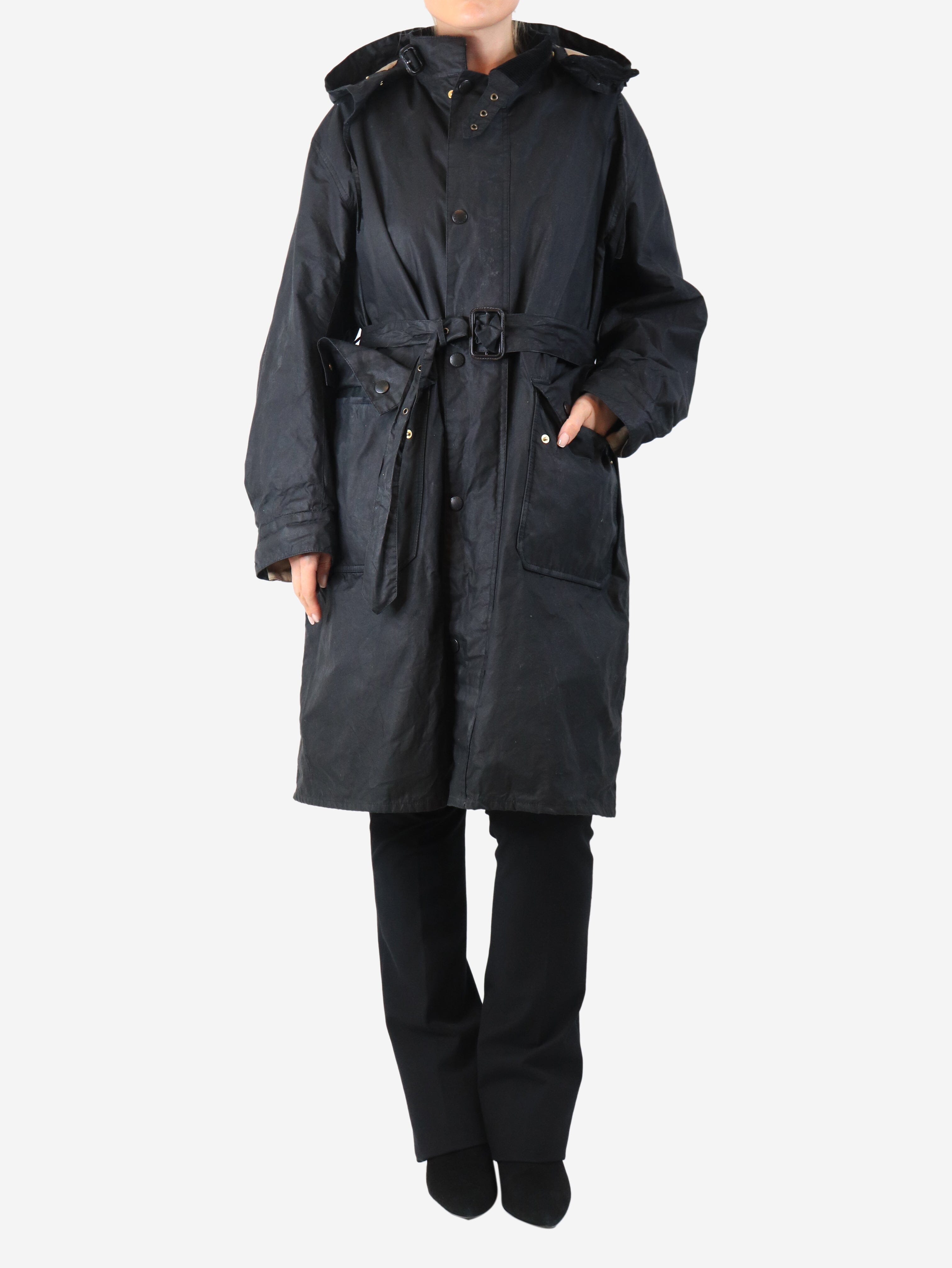 Black waxed parka - size UK 14 Coats & Jackets Barbour x Margaret Howell 