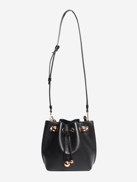 Black Romy leather bucket bag alternate image