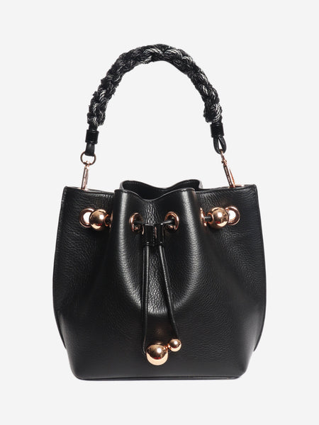Black Romy leather bucket bag product image