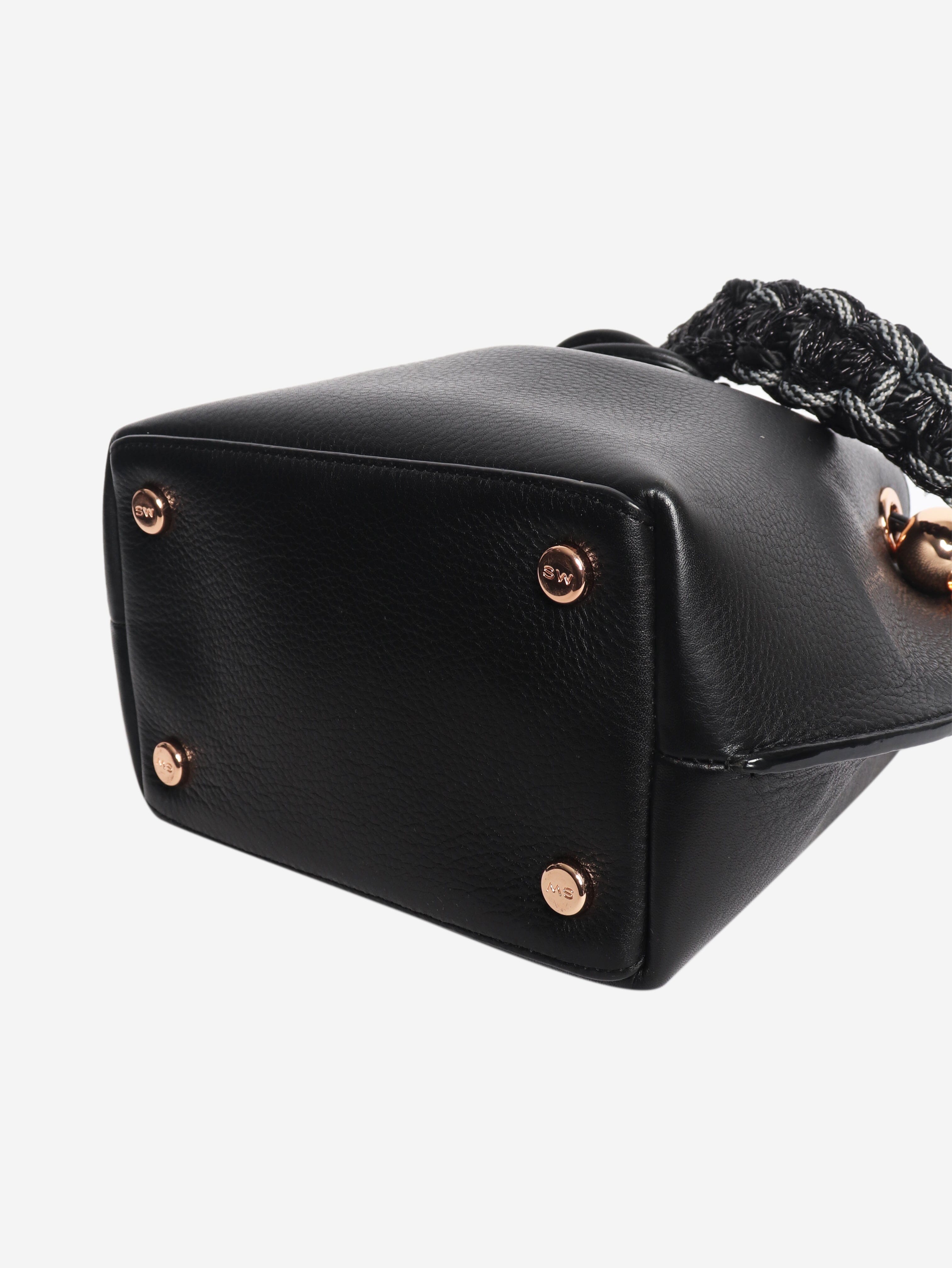 Black Romy leather bucket bag Shoulder bags Sophia Webster 