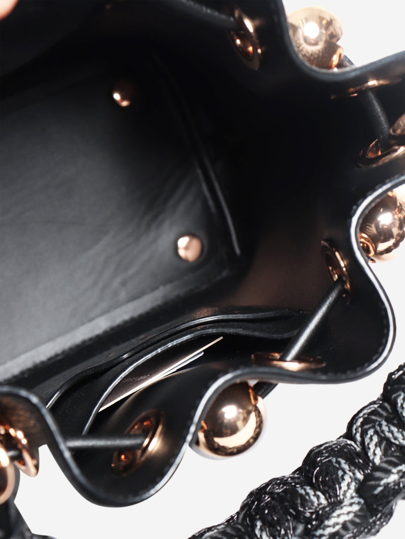 Black Romy leather bucket bag Shoulder bags Sophia Webster 