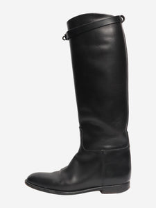 Hermes Noir Jumping boots - size EU 38