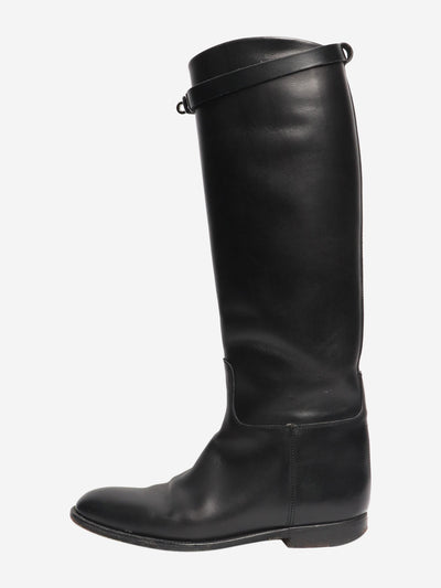 Noir Jumping boots - size EU 38 Boots Hermes 