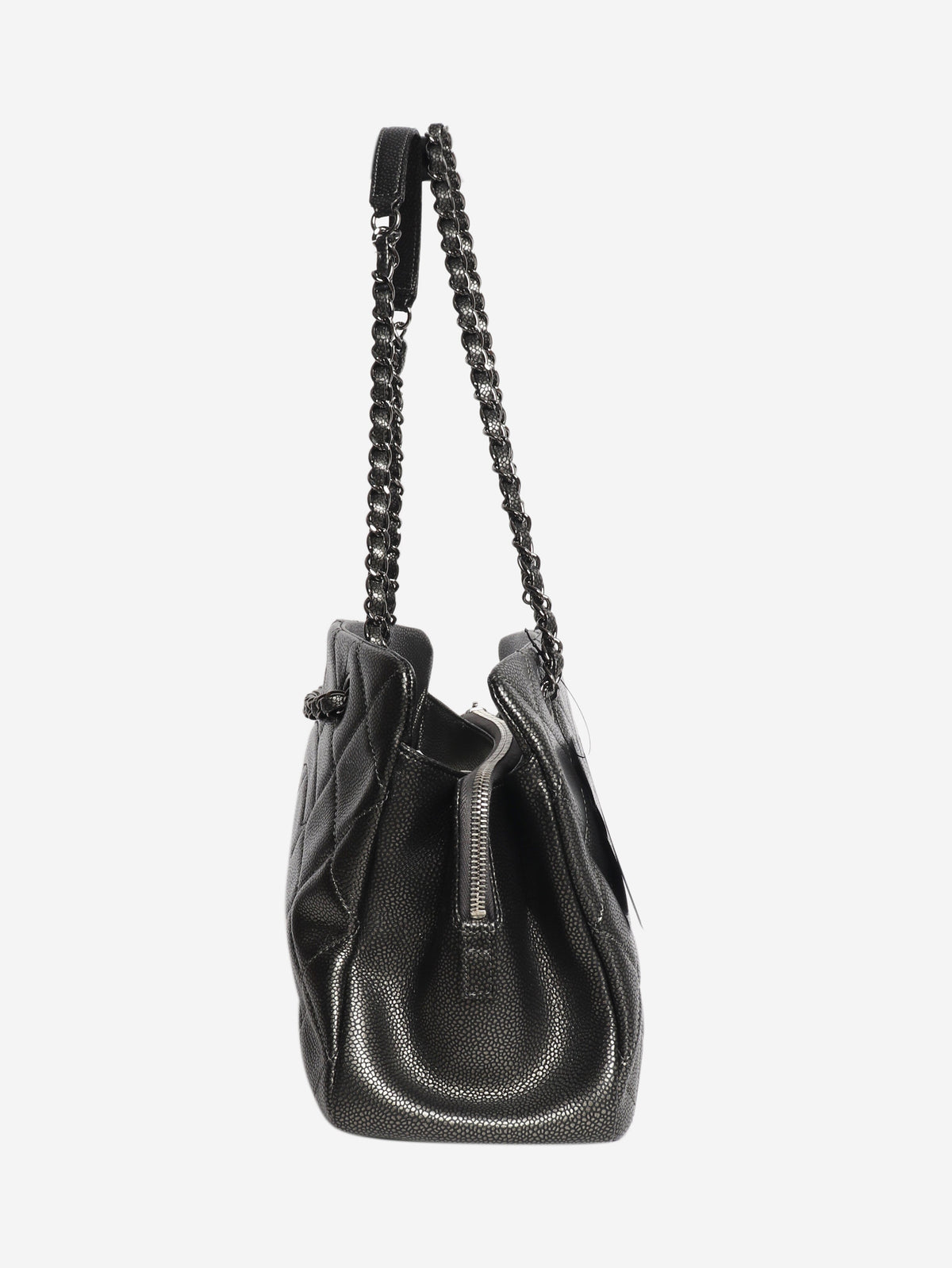 Pewter 2011 caviar-quilted GST tote bag Tote Bags Chanel 
