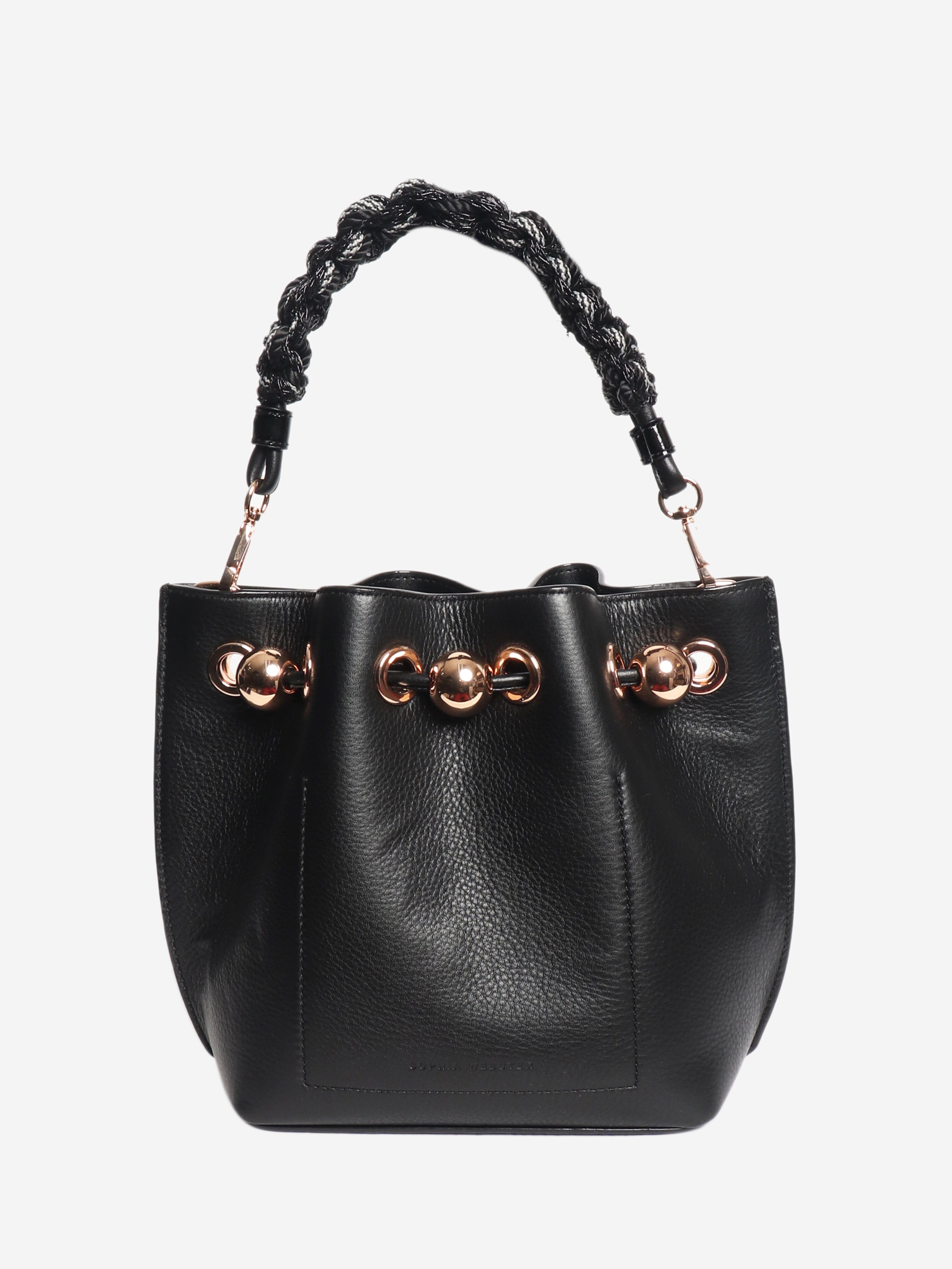 Black Romy leather bucket bag Shoulder bags Sophia Webster 