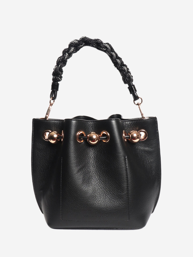 Black Romy leather bucket bag Shoulder bags Sophia Webster 