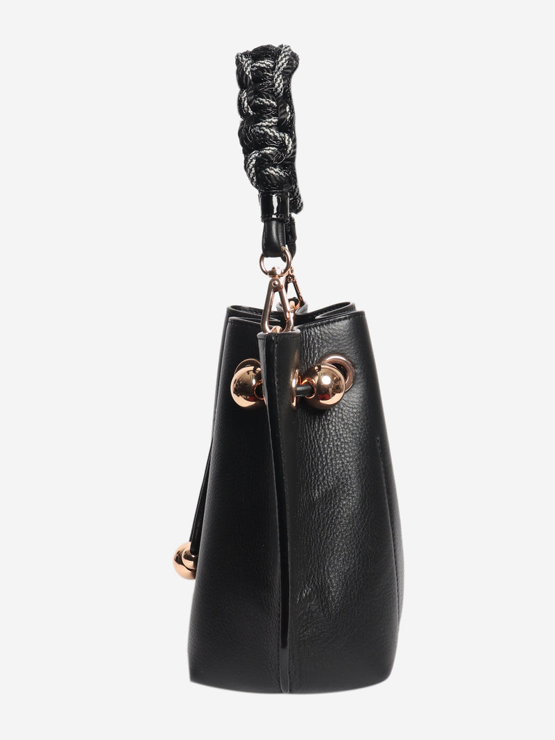 Black Romy leather bucket bag Shoulder bags Sophia Webster 