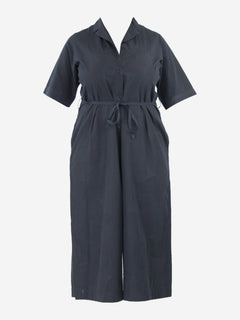 Black short-sleeved wide-leg jumpsuit - size L Jumpsuits Ecole De Curiosites 