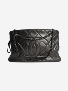 Pewter 2011 caviar-quilted GST tote bag Tote Bags Chanel 