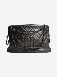 Pewter 2011 caviar-quilted GST tote bag Tote Bags Chanel 