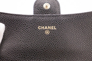 Chanel Black lambskin 2018 Caviar Wallet On Chain