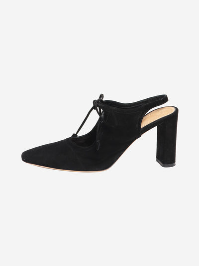 Black Camil suede slingback pumps - size EU 38 Heels The Row 