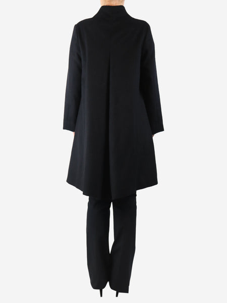 Black wool coat - size alternate image