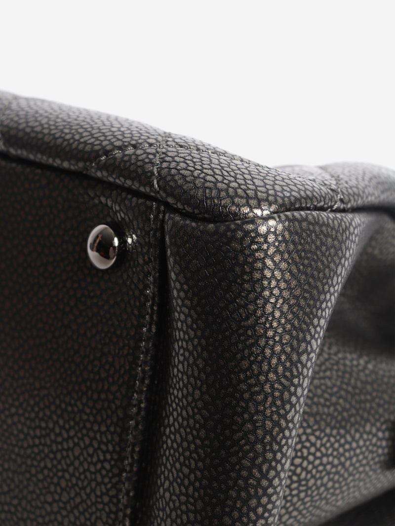 Pewter 2011 caviar-quilted GST tote bag Tote Bags Chanel 