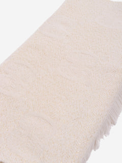 Cream monogram glittery scarf Scarves Gucci 