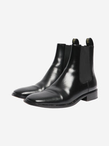 Christian Dior Black leather Chelsea boots - size EU 38.5