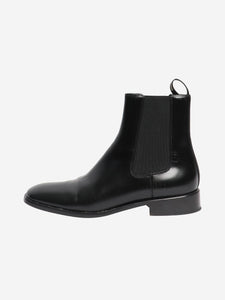Christian Dior Black leather Chelsea boots - size EU 38.5