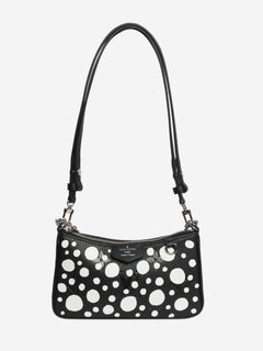 Black and white 2023 polka dot Easy Pouch on Strap bag