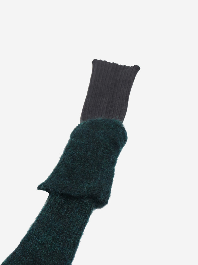 Dark green mohair long gloves Gloves Marni 