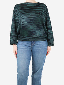 Missoni Green and blue patterned jumper - size L