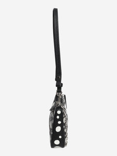 Black and white 2023 polka dot Easy Pouch on Strap bag