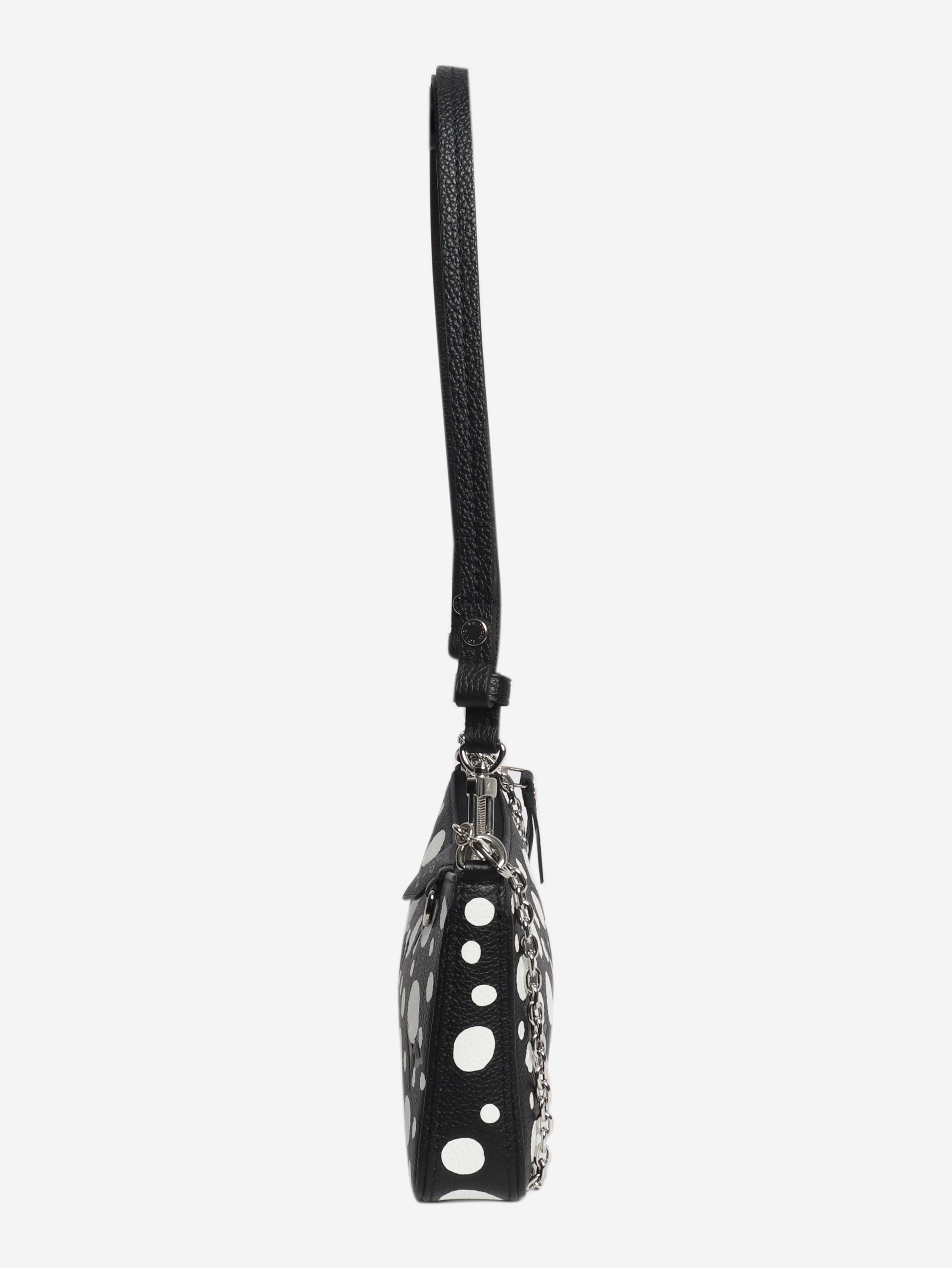 Black and white 2023 polka dot Easy Pouch on Strap bag
