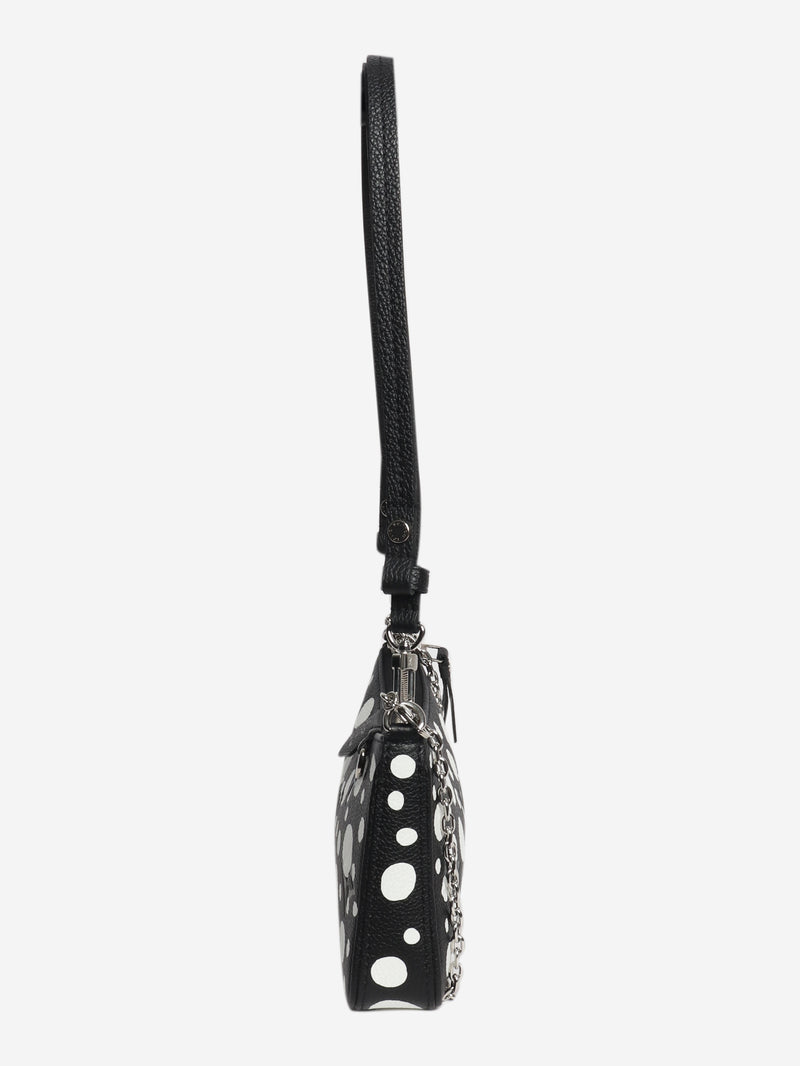 Black and white 2023 polka dot Easy Pouch on Strap bag