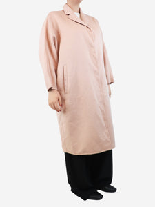 Prada Prada Light pink wool coat - size UK 10