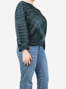 Missoni Green and blue patterned jumper - size L