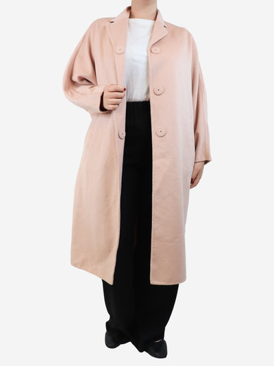 Prada Light pink wool coat - size UK 10 Coats & Jackets Prada 