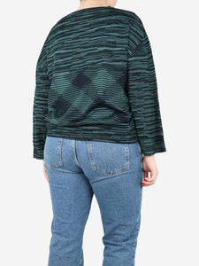 Missoni Green and blue patterned jumper - size L