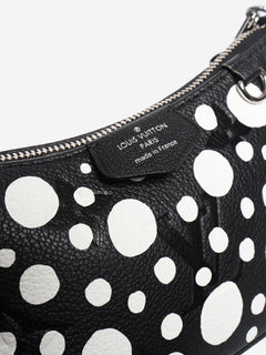 Black and white 2023 polka dot Easy Pouch on Strap bag