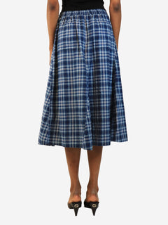 Blue plaid mid-rise skirt - size UK 8 Skirts Acne Studios 