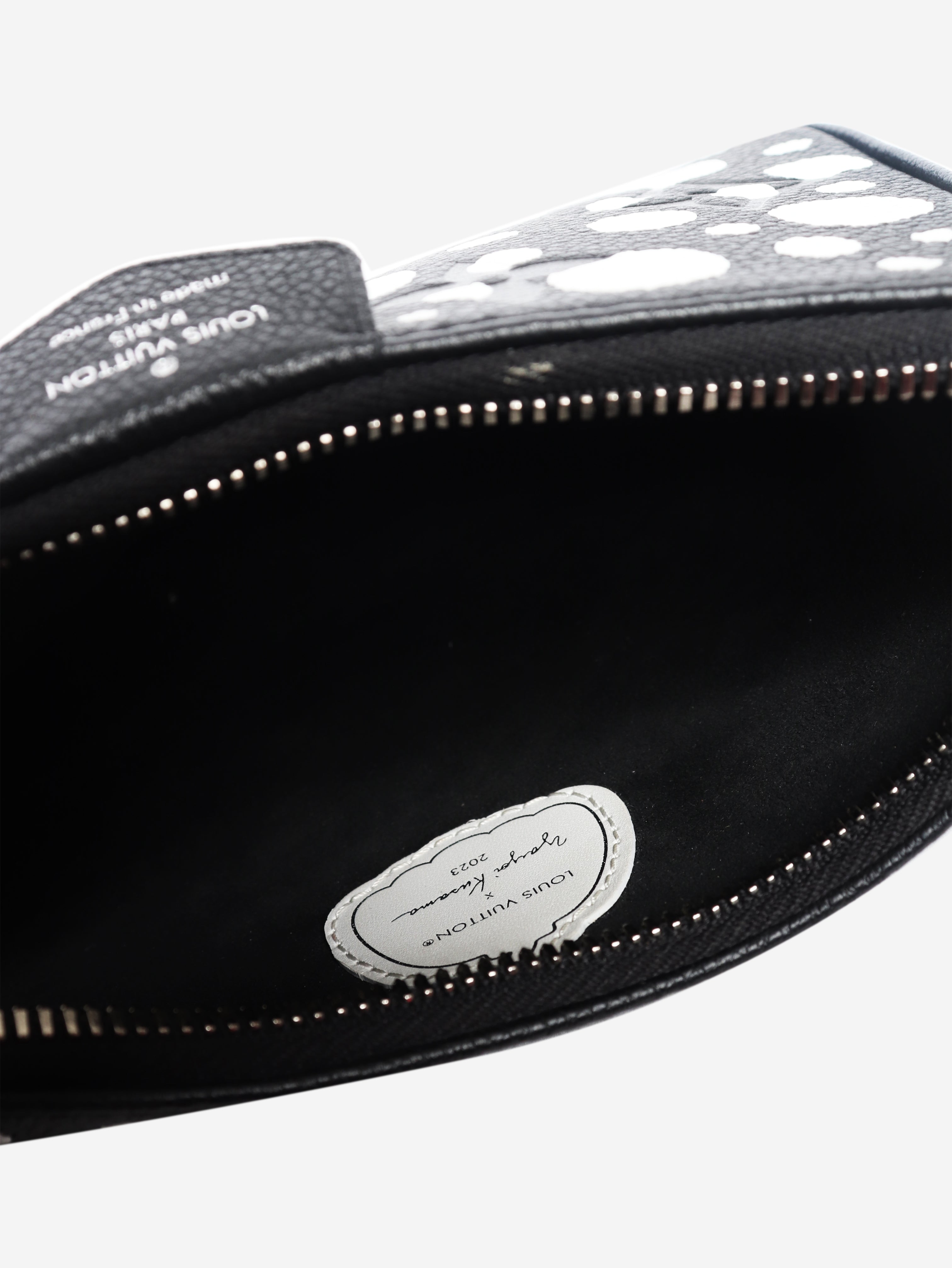 Black and white 2023 polka dot Easy Pouch on Strap bag