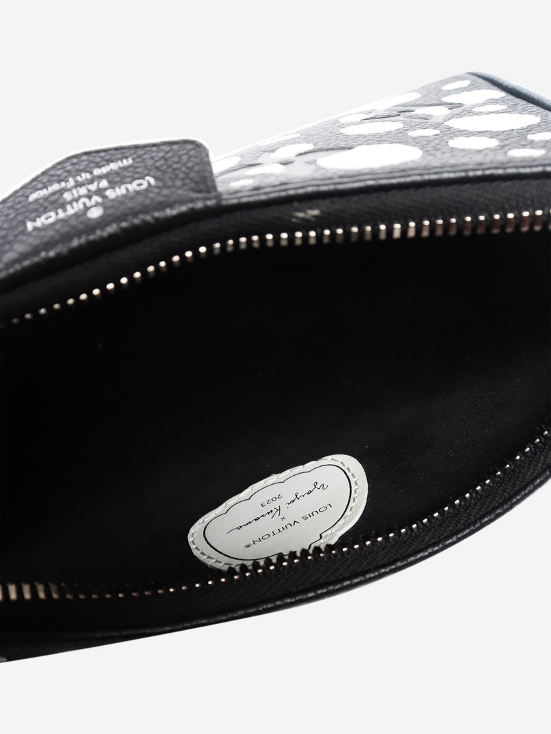 Black and white 2023 polka dot Easy Pouch on Strap bag