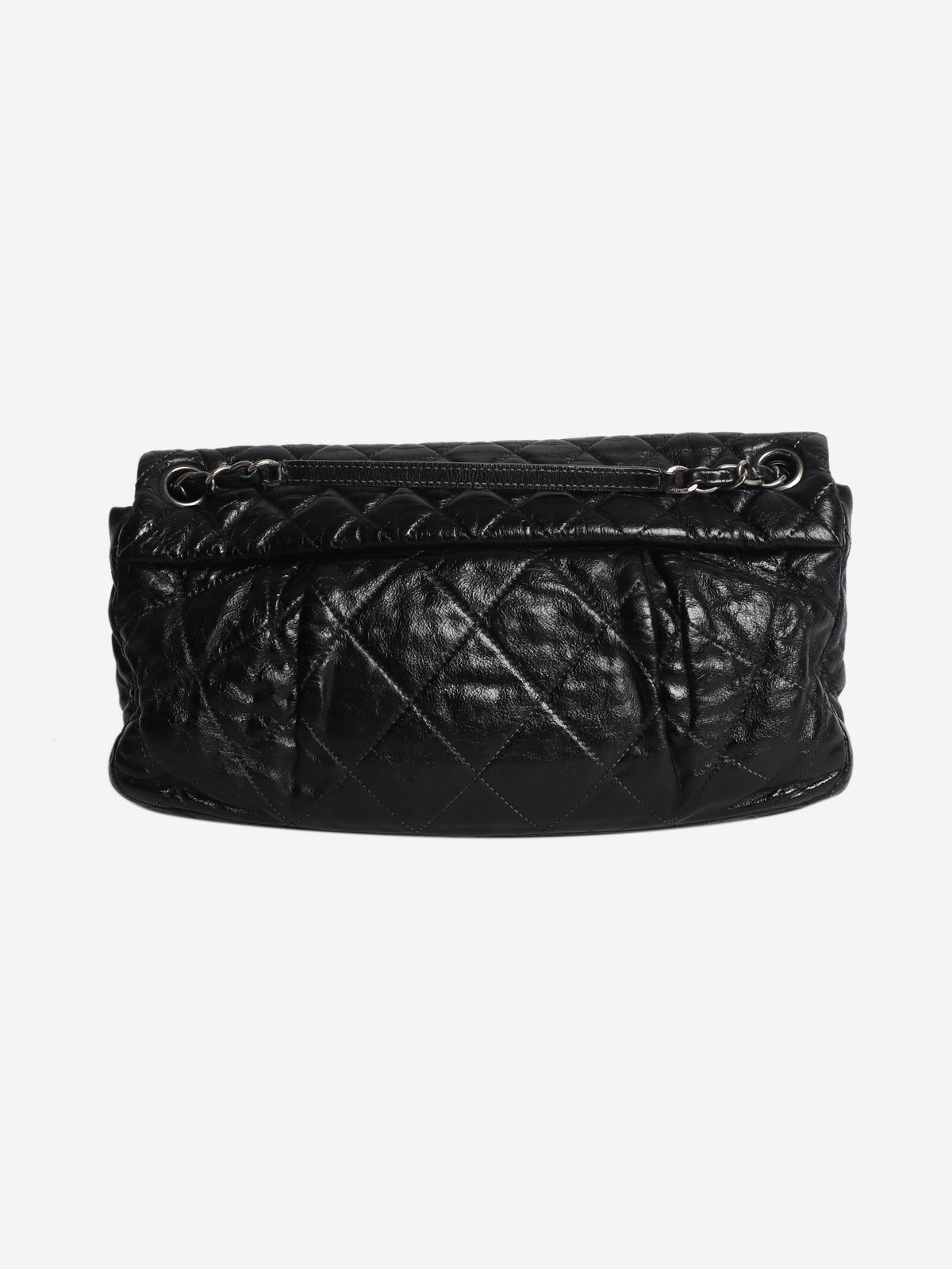 Black 2010 lambskin quilted shoulder bag