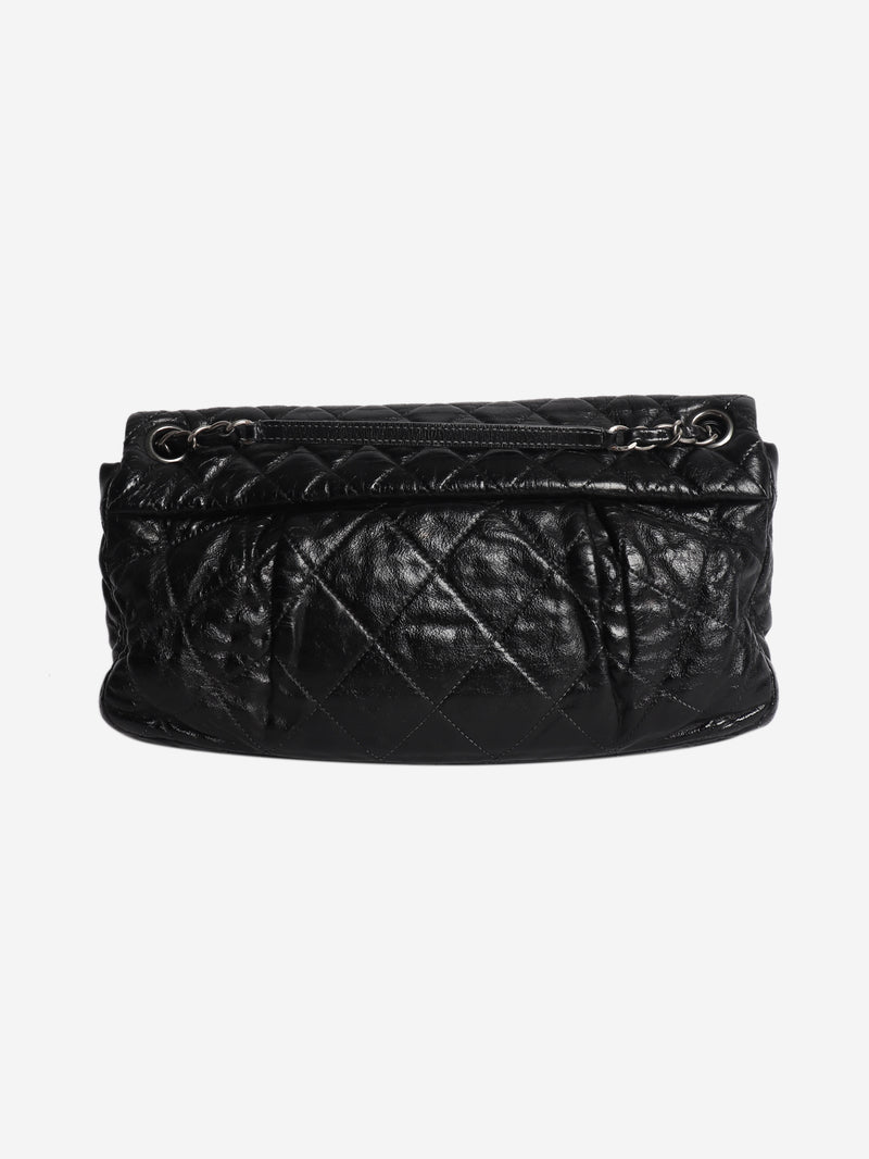 Black 2010 lambskin quilted shoulder bag