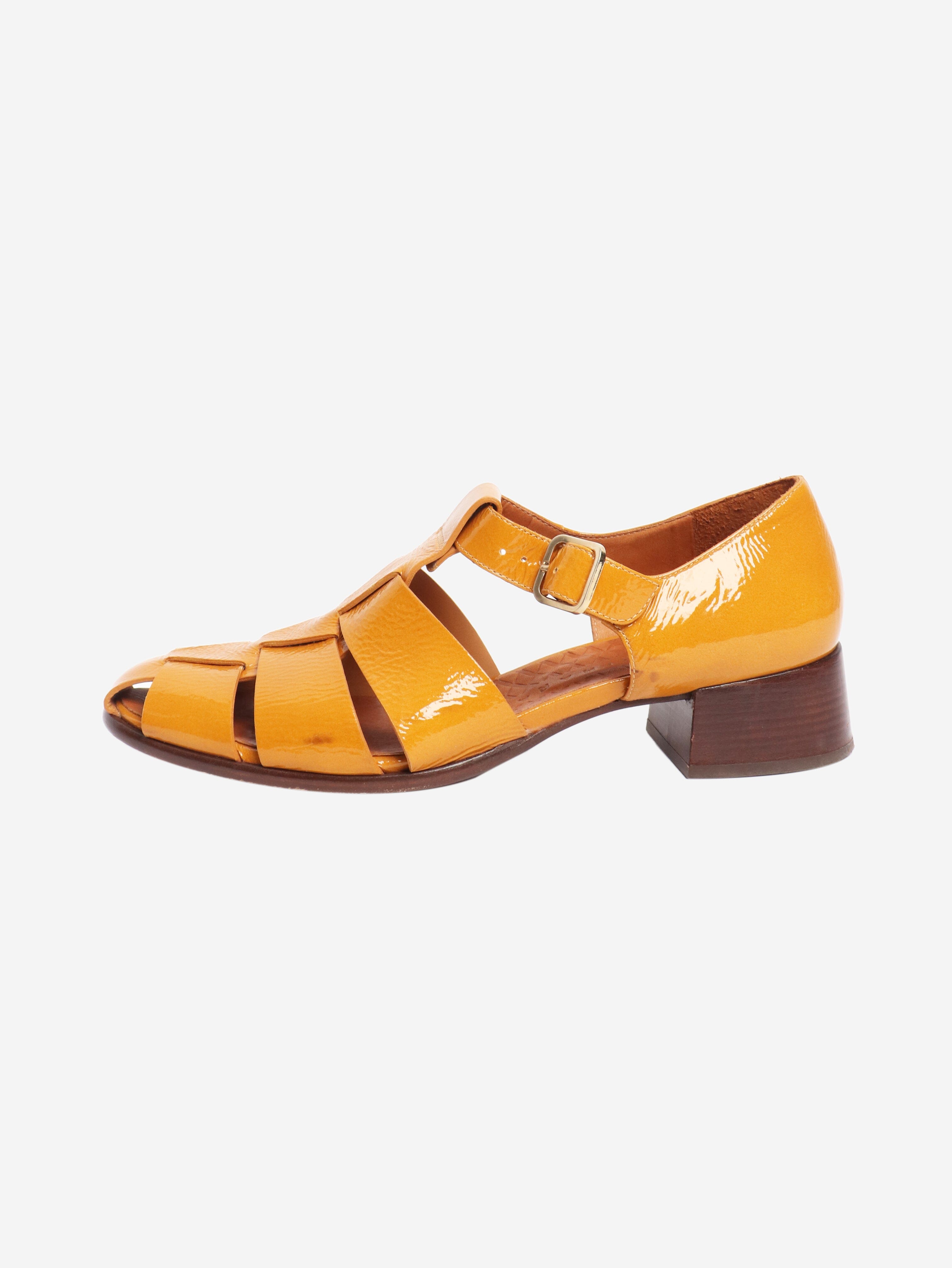 Mustard Sanchis heeled sandals - size EU 40 Heels Chie Mihara 