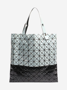 Bao Bao Issey Miyake Silver and black Prism tote